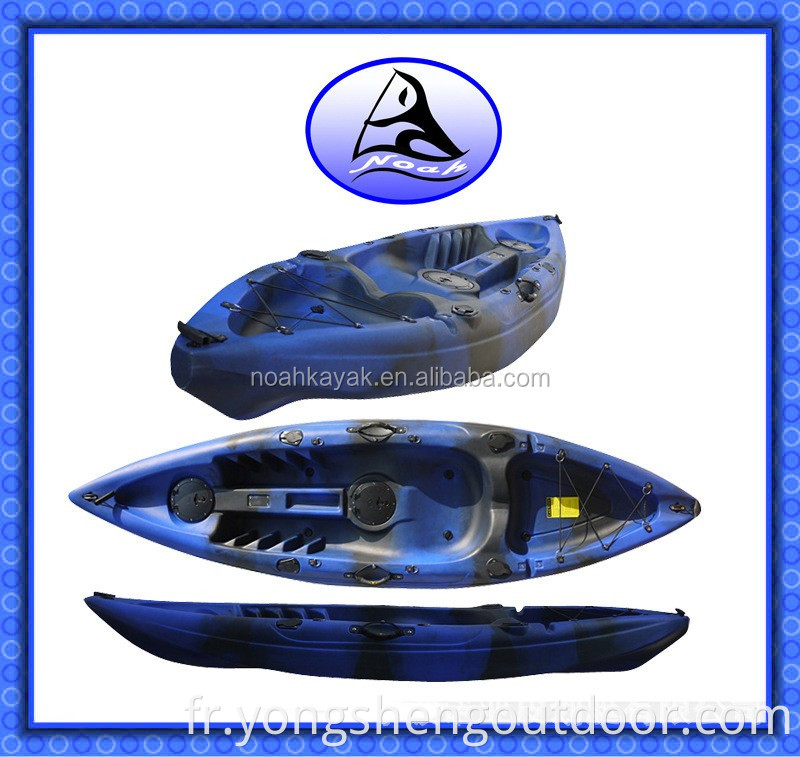 Asseyez-vous sur les kayaks en plastique de bonne qualité
